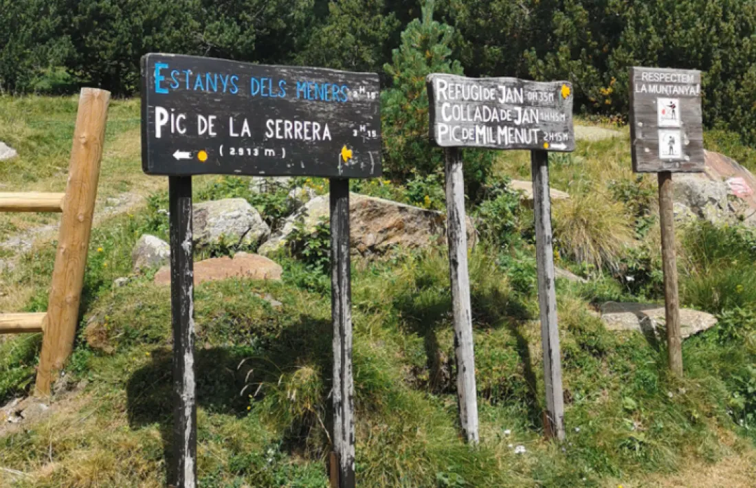 El camí per arribar al cim.