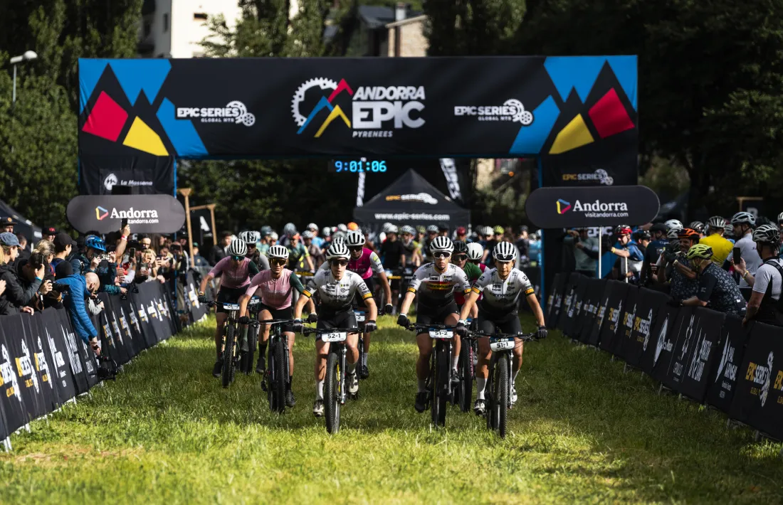 La sortida de la primera etapa de l’Andorra Epic Pyrénées