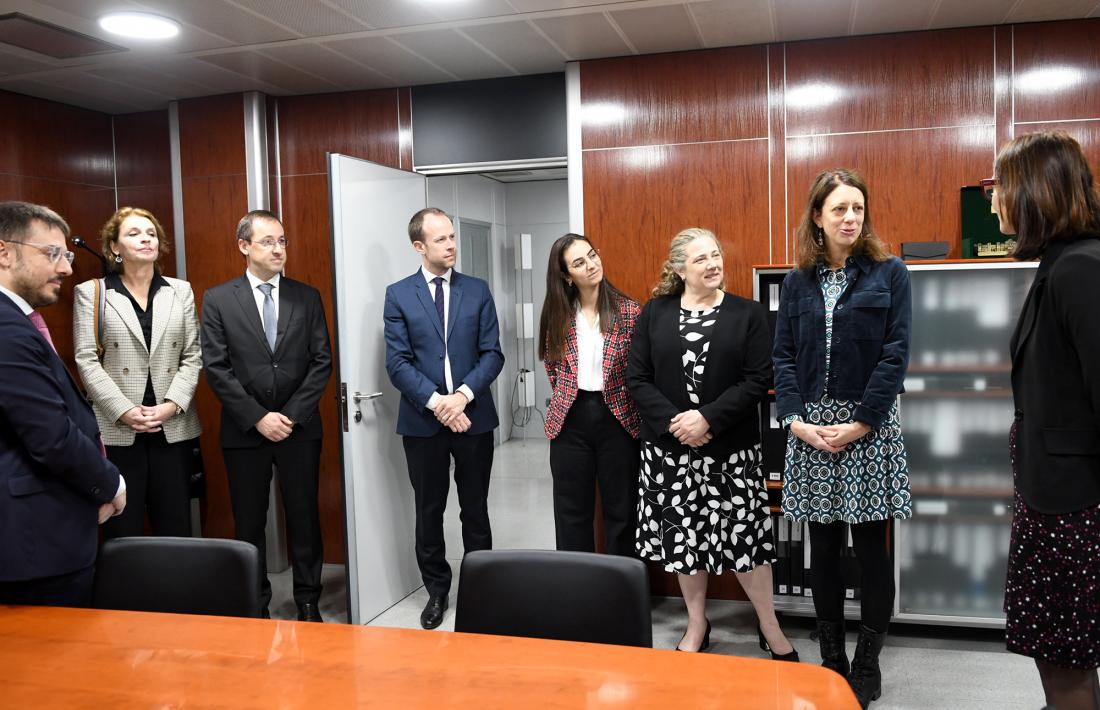 L’equip d’avaluació del Greco de visita al Principat el passat mes de novembre.