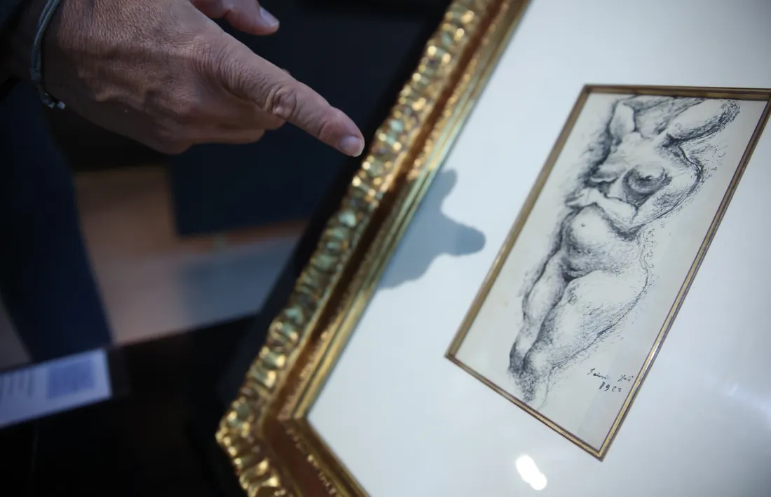 ‘Nu de dona’, excepcional Dalí de primera hora (1922) i una de les peces estrella de l’exposició.