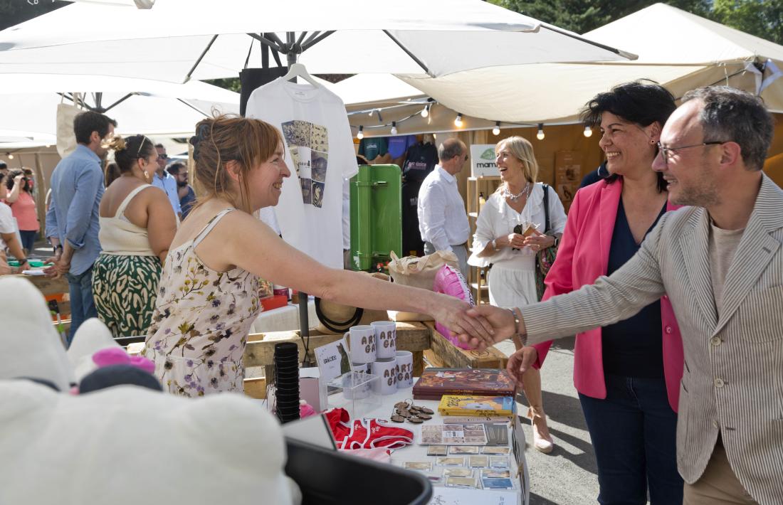 Espot i Sansa, avui en la inauguració.