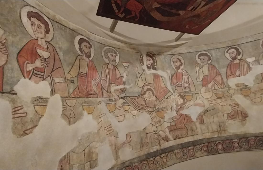 Fragment dels frescos de Santa Caterina de la Seu d'Urgell. 