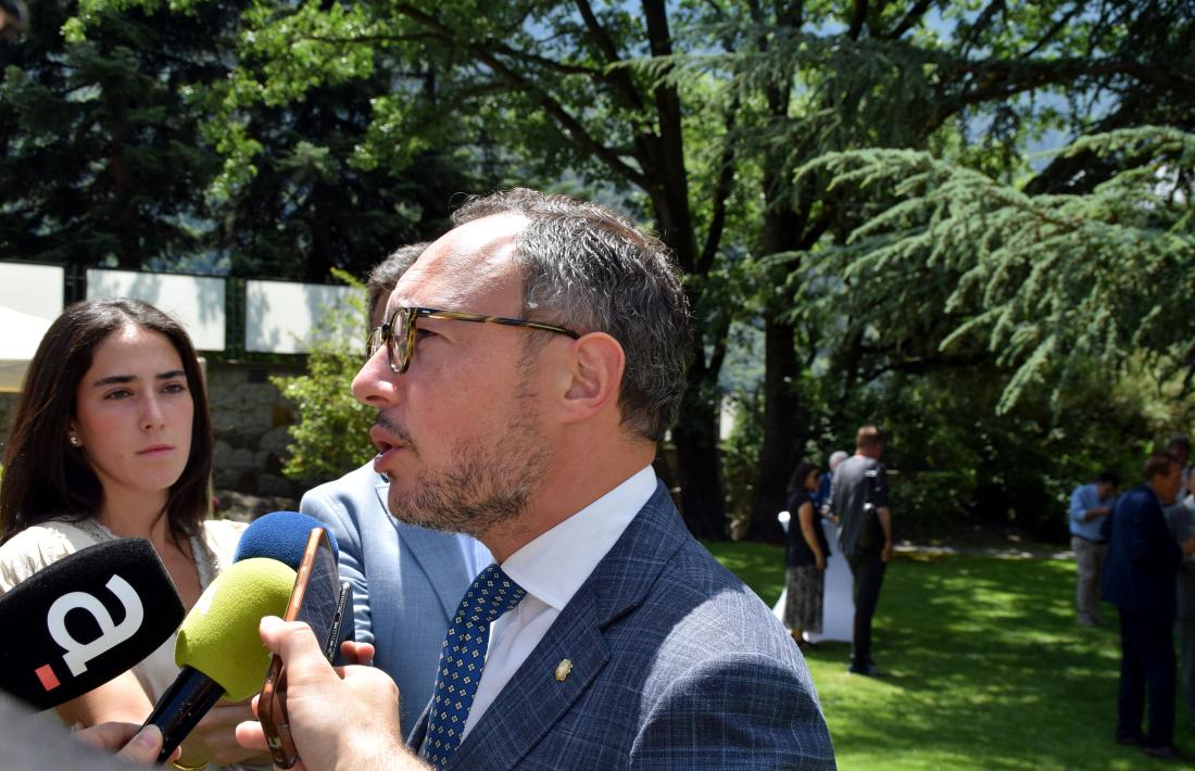 El cap de Govern, Xavier Espot.