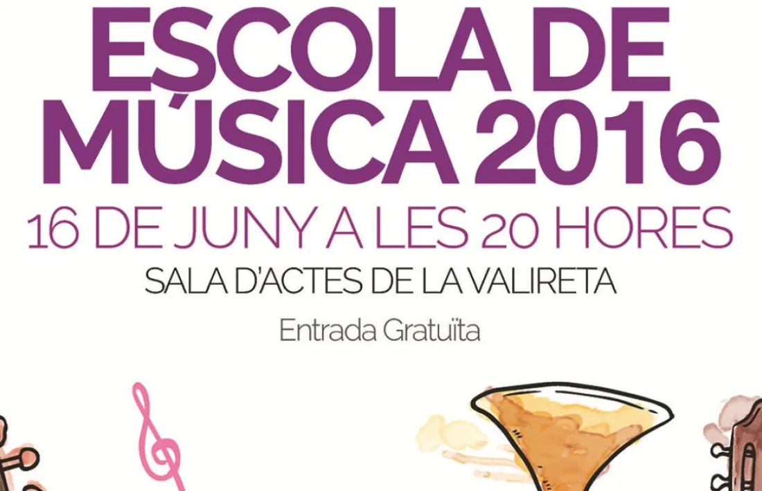 Els alumnes de les escoles de música d'Encamp tanquen el curs amb una actuació conjunta