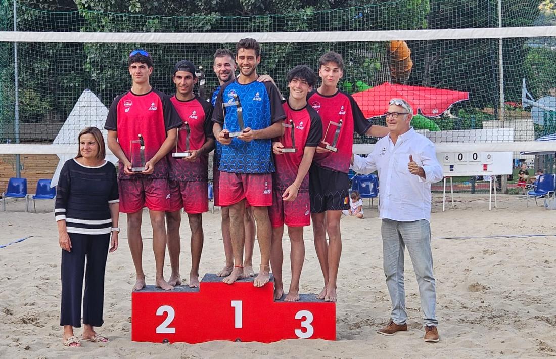 Andorra 2 va vèncer a la final a Andorra 1 en categoria masculina.
