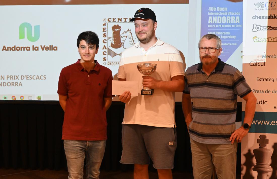 Aleksandr Shimanov, campió del Gran Prix d’Andorra la Vella.