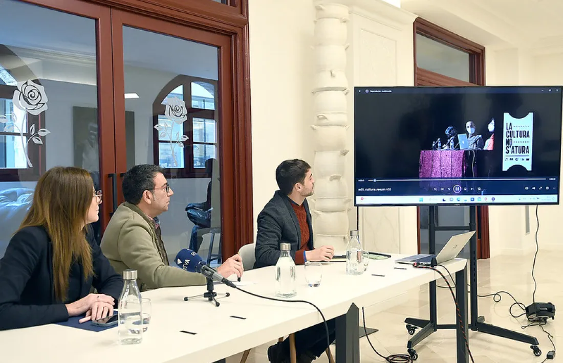 Un moment de la presentació de la segona edició de l'Andorra Crea.