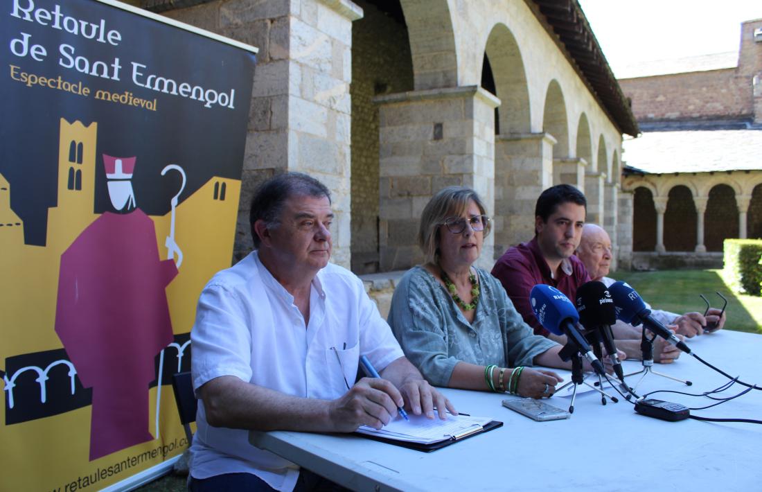 La presentació de la 49a edició del ‘Retaule de Sant Ermengol’.
