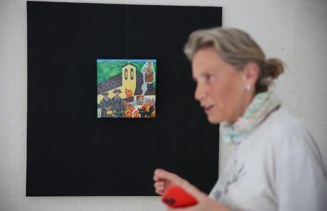 Els consellers, a la vora del foc.