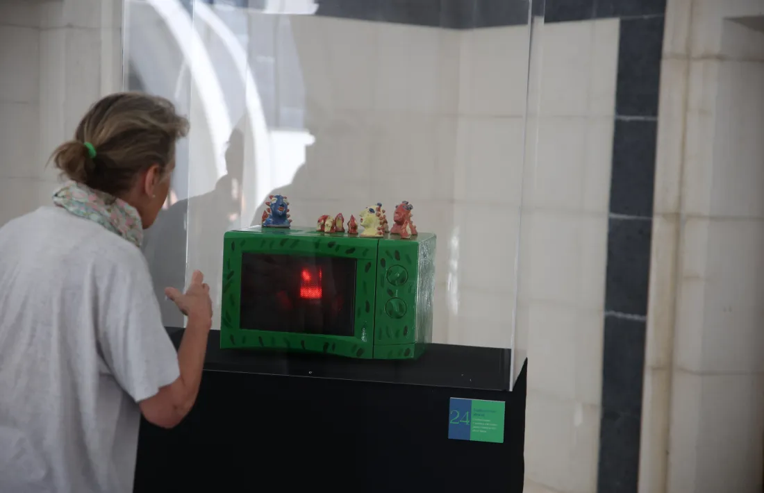 El forn on les soques de les talles es rosteixen.