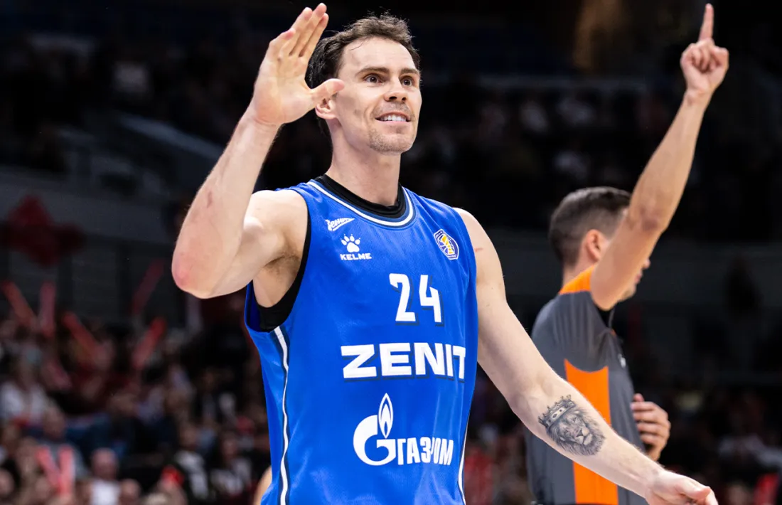 Kyle Kuric, amb el Zenit. 