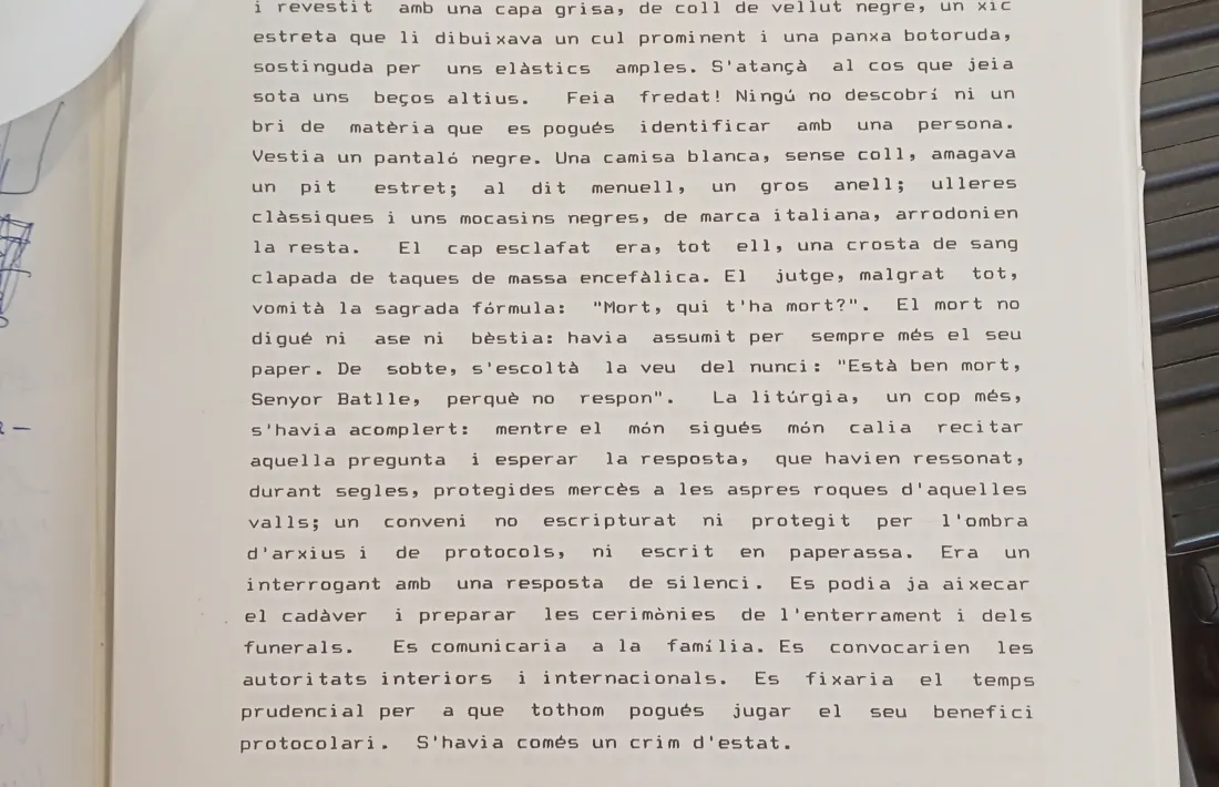Primera pàgina de la novel.·la.