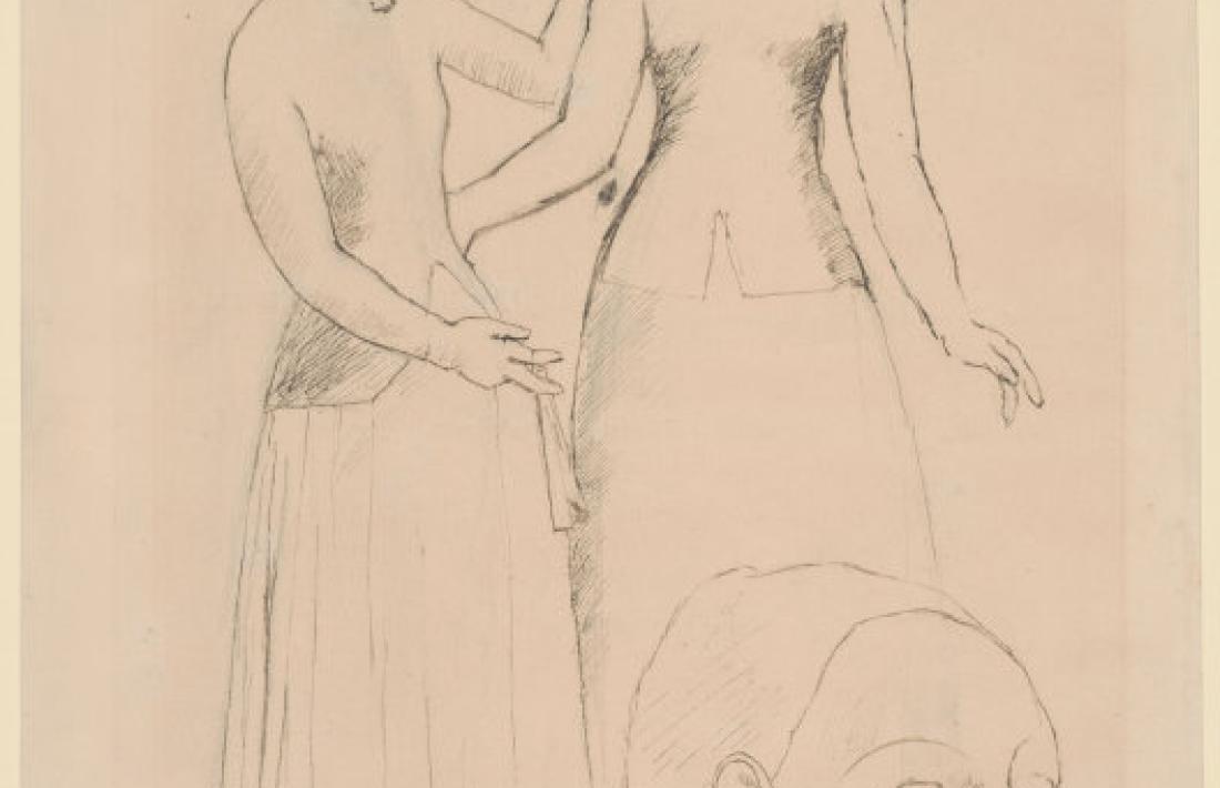Andorra, Picasso, Pageses d'Andorra, Conxita Boncompte, cubisme, Dues dones nues, Les senyoretes d'Avinyó