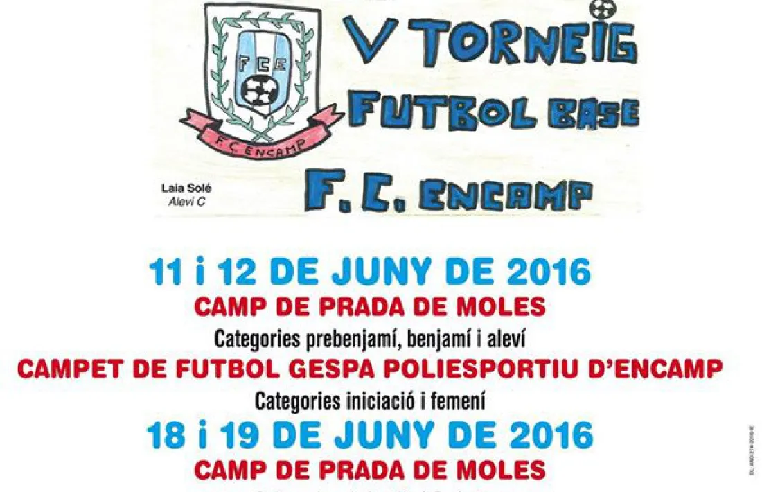  Encamp acull els dos propers caps de setmana la cinquena edició del torneig de futbol base