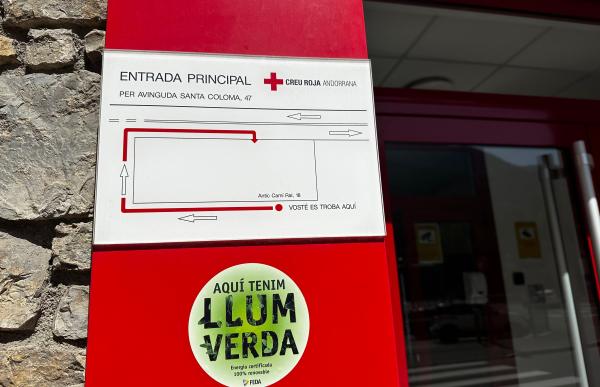 creu roja llum verda