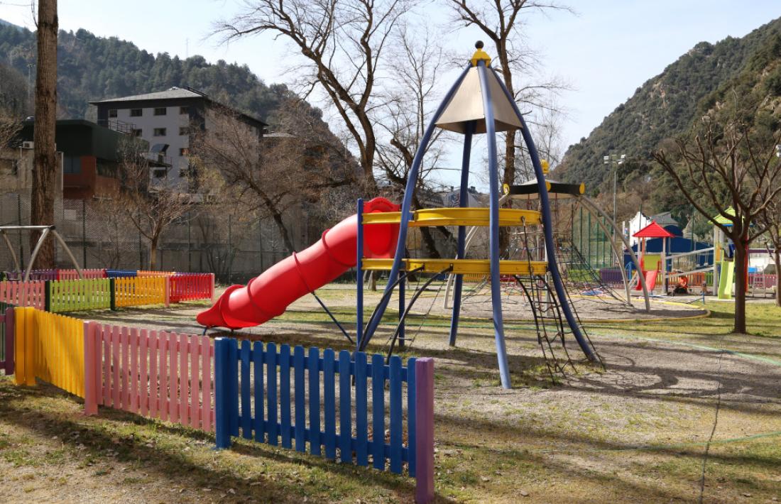 El parc infantil del Prat del Senzill.