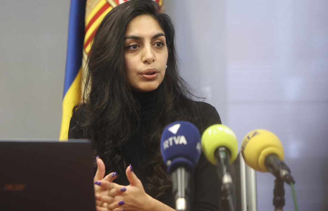 La cap de l’Agència Andorrana de Protecció de Dades, Reshma Punjabi en una compareixença anterior.