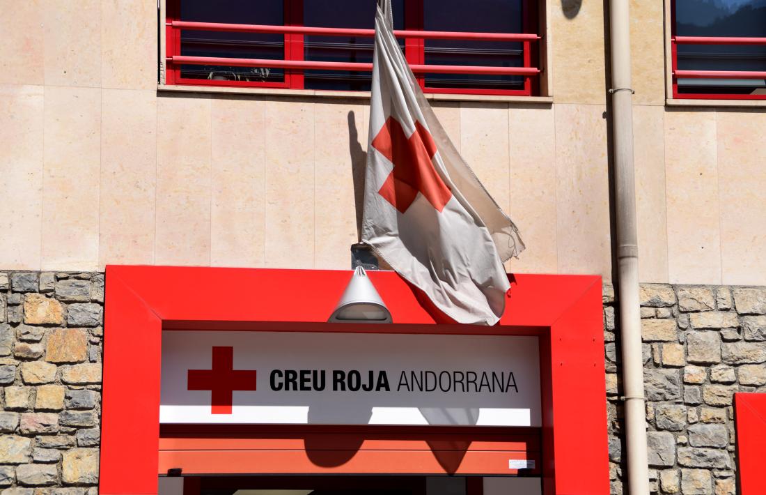 Façana de la seu de la Creu Roja Andorrana.