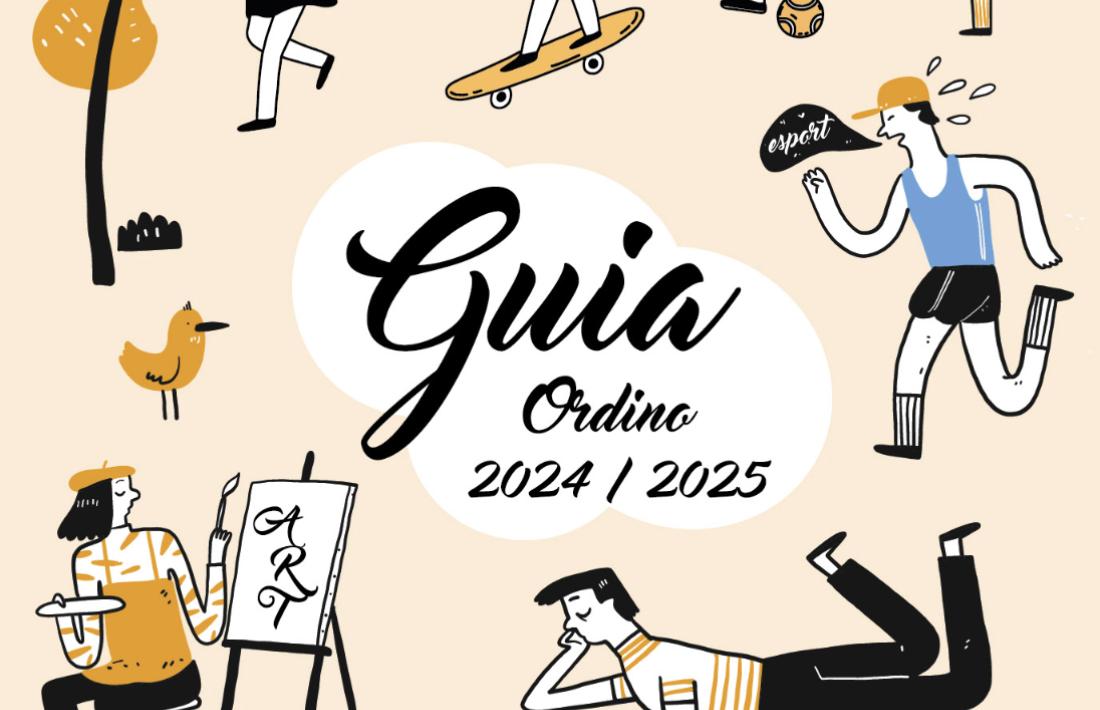 La portada de la guia d'activitats d'Ordino.