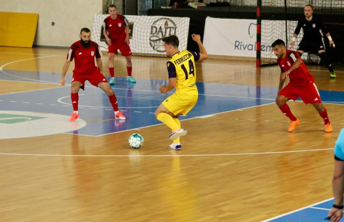 Marc Ferré, ex-FC Andorra, ara amb el Ranger's FC de futbol sala.