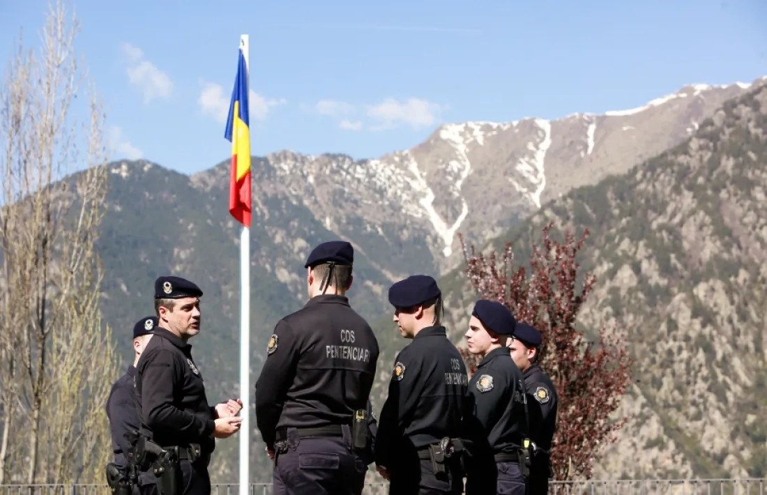 Un grup d'agents penitenciaris.