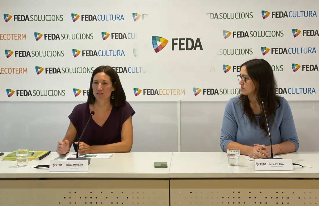 Un moment de la presentació del pla de sostenibilitat, aquest matí.