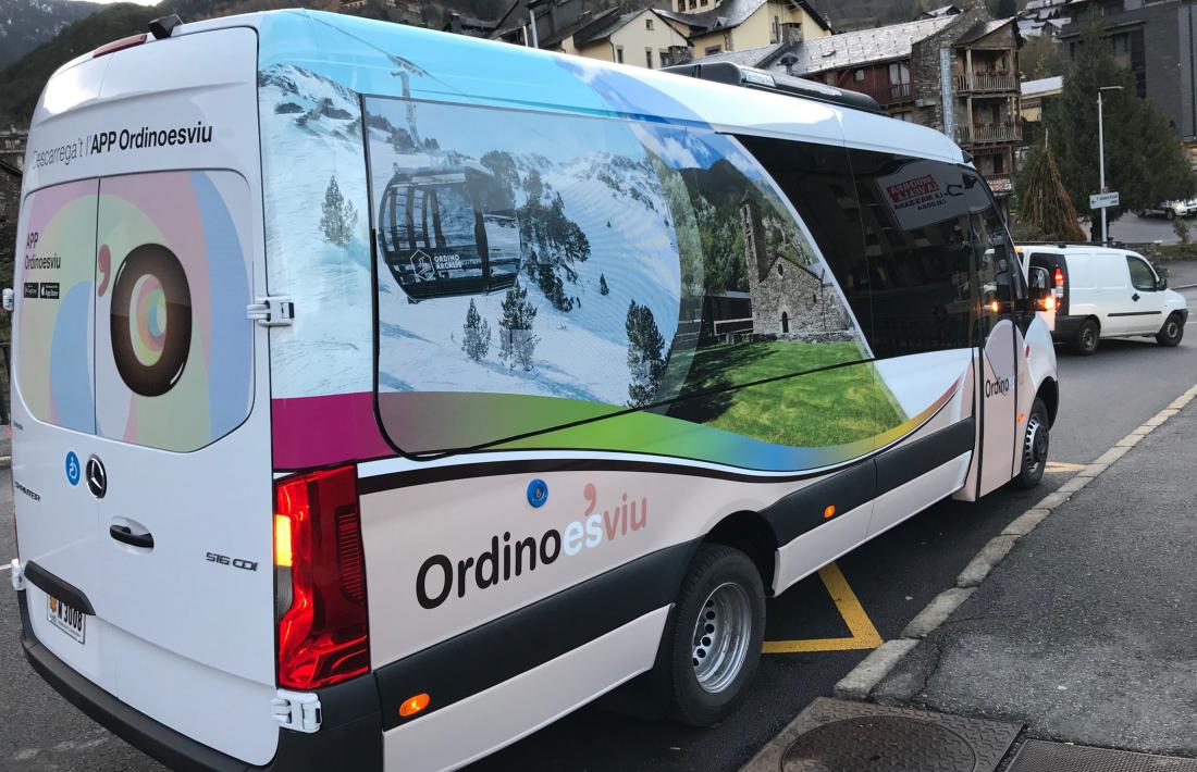 El bus parroquial d'Ordino.