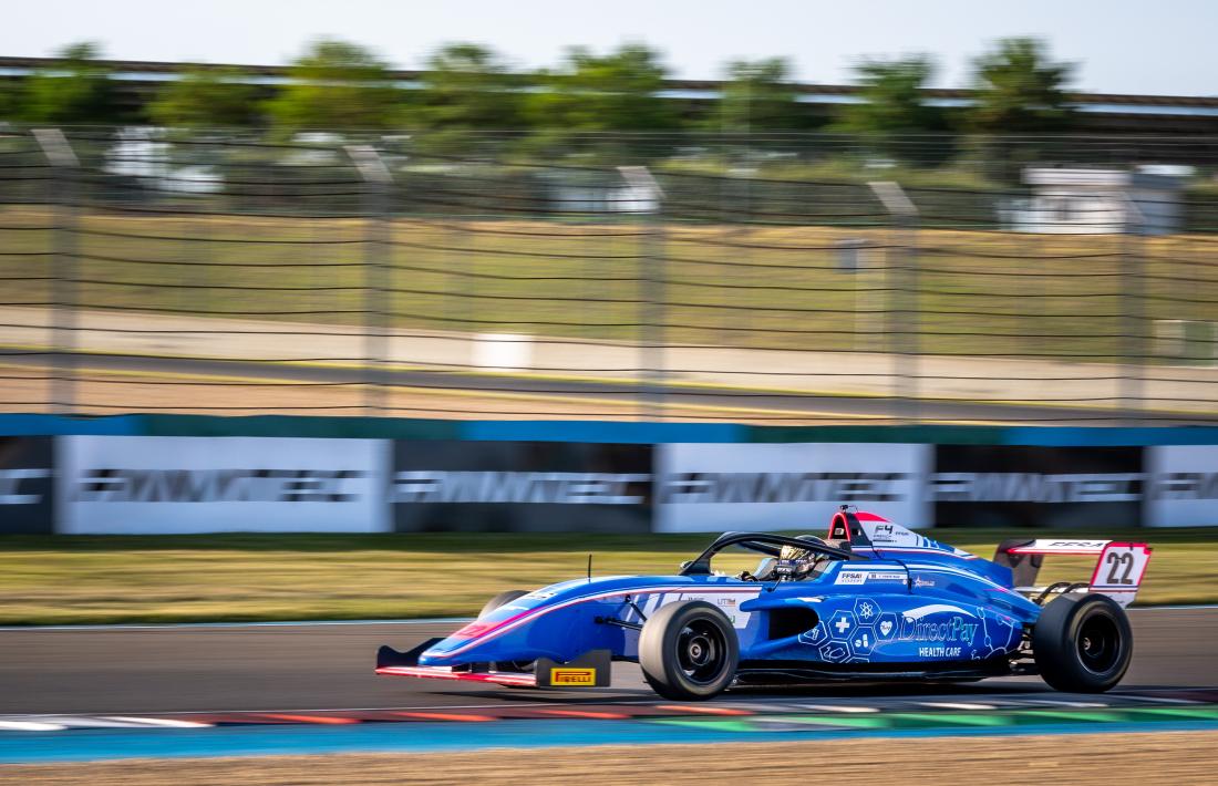 Frank Porté, a Magny-Cours.