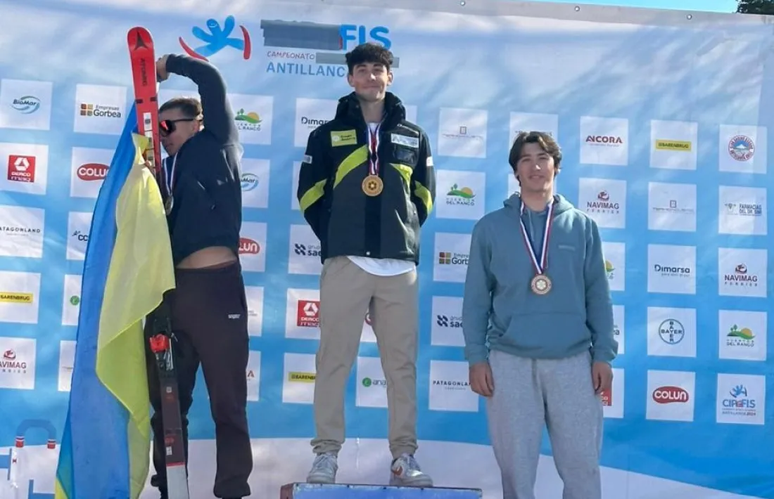 Èric Ebri al calaix més alt del podi a Antillanca.