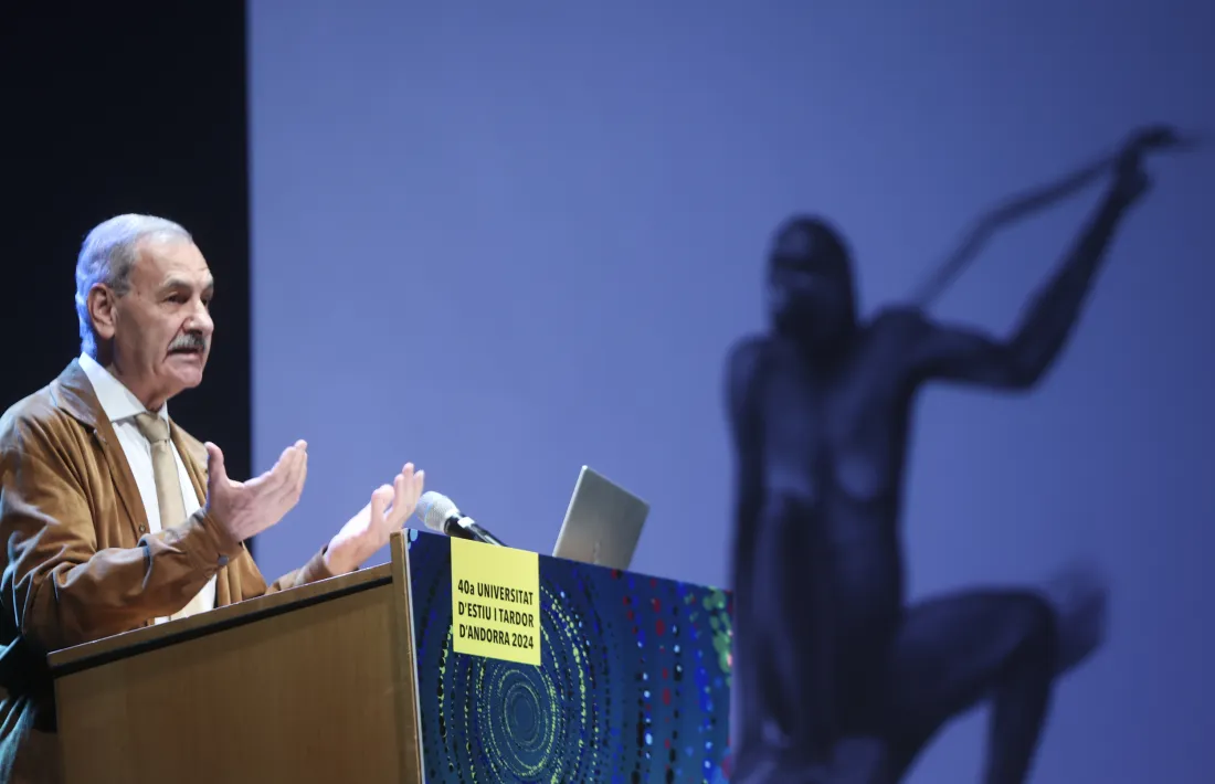 José María Bermúdez de Castro, avui al Centre de congressos d’Andorra la Vella.