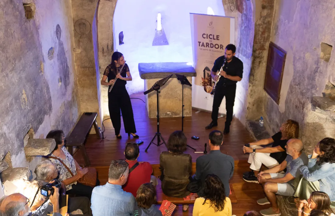 Cicle de Tardor de l’any 2023 amb un duet de vents de l’ONCA 