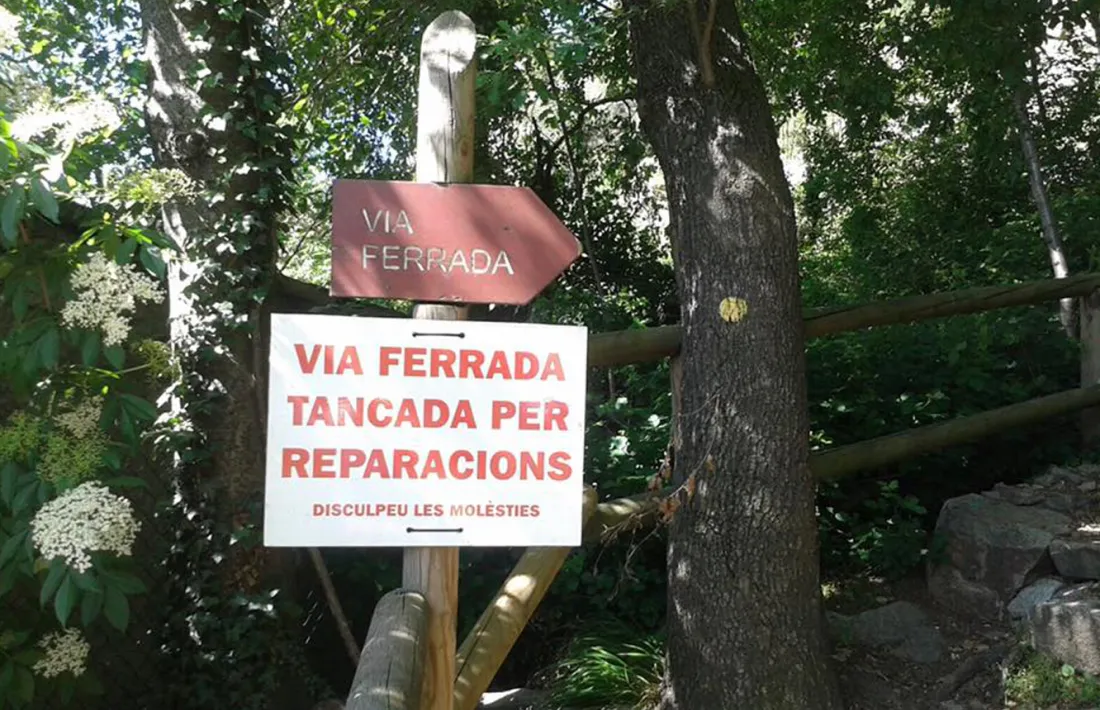  El Comú d'Andorra la Vella reobre la via ferrada de Sant Vicenç d'Enclar