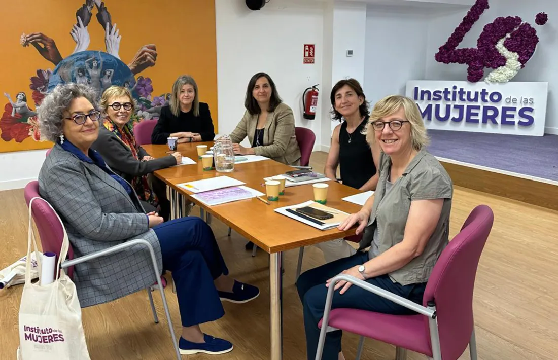 La reunio entre l'Institut Andorrà de les Dones i l'Instituto de las Mujeres d'Espanya.