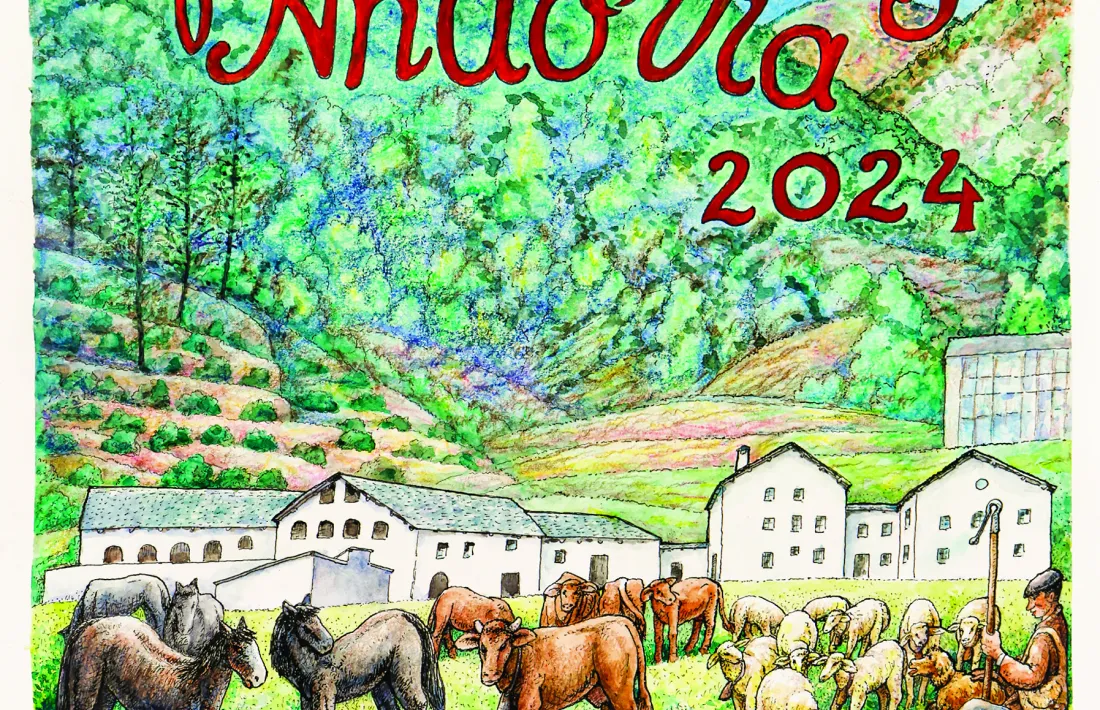 La vinya, el bestiar, les corts i els assecadors de la borda de l’Any de la Part, al cartell de la 45a fira concurs de bestiar, com sempre el 27 d’0ctubre a Prat de la Creu.
