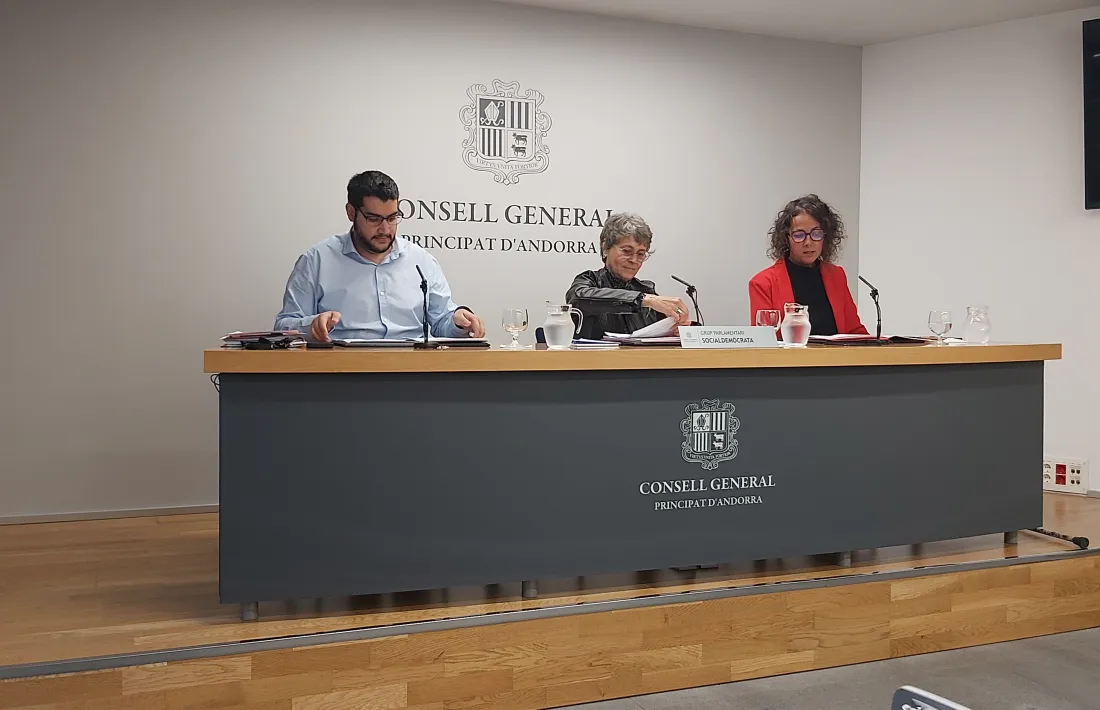 Baró, Vela i Casal han presentat avui les emenes dels socialdemòcrates a la llei òmnibus.