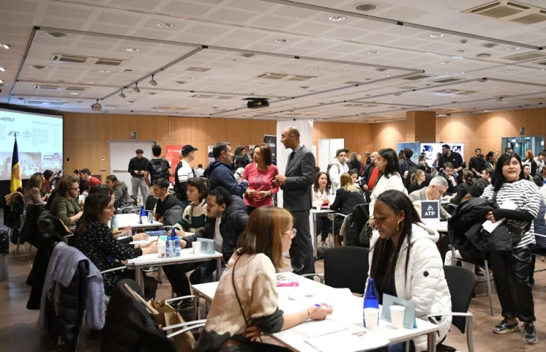 La 7a edició del Job Meeting que ha tingut lloc aquest dimarts al Centre de congressos d'Andorra la Vella.