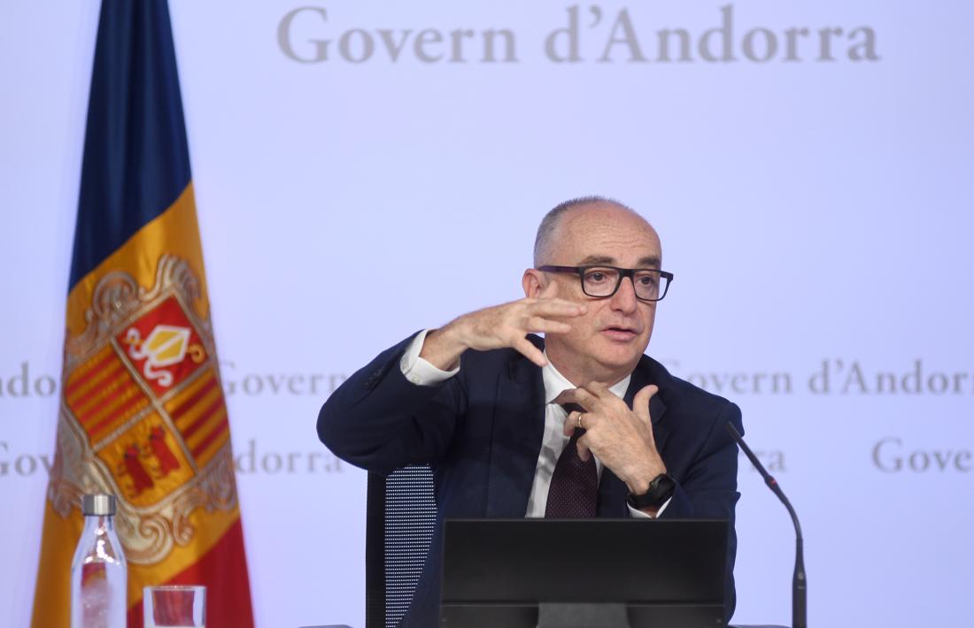 El titular de Finances, Ramon Lladós, ha explicat les grans línies dels comptes pel 2025.