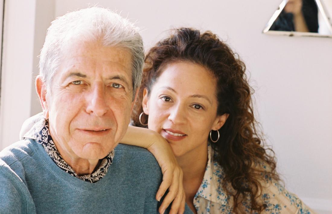 Leonard Cohen i Perla Batalla, que el va acompanyar com a corista entre el 1988 i el 1993.