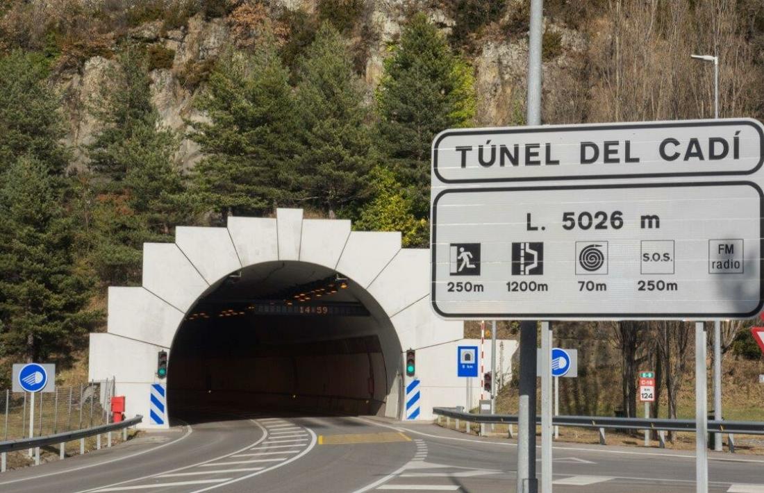 Accés al túnel. 