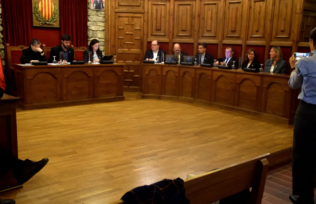 La sessió de consell de comú de Sant Julià de Lòria d'aquest matí.