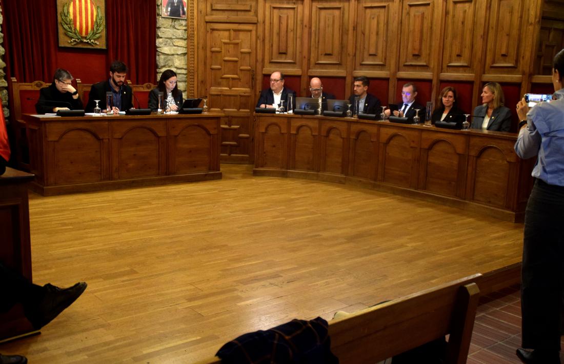 La sessió de consell de comú de Sant Julià de Lòria d'aquest matí.