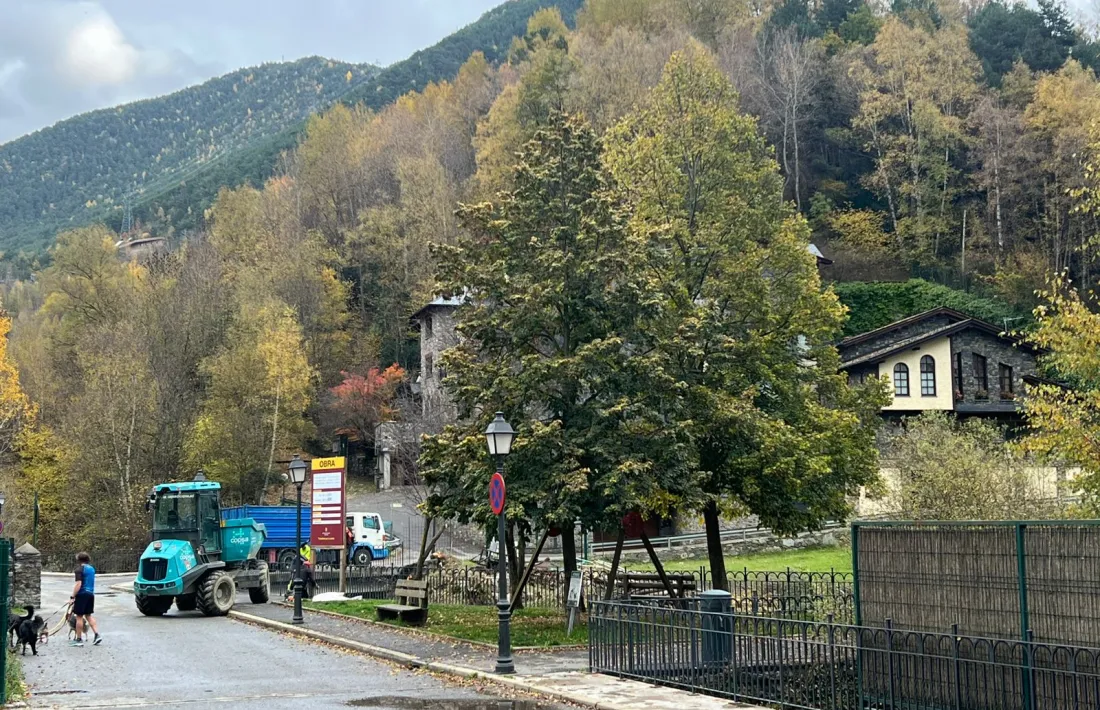 Inici dels treballs del tercer tram de la desviació de la Massana