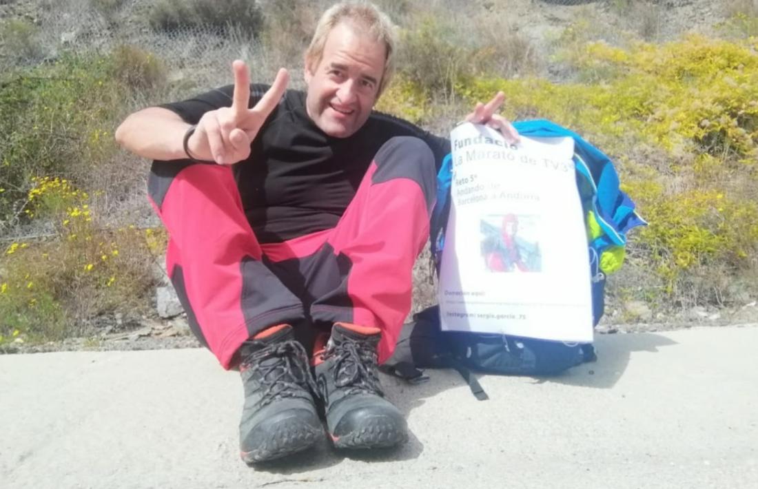 Sergi García, en camí. 