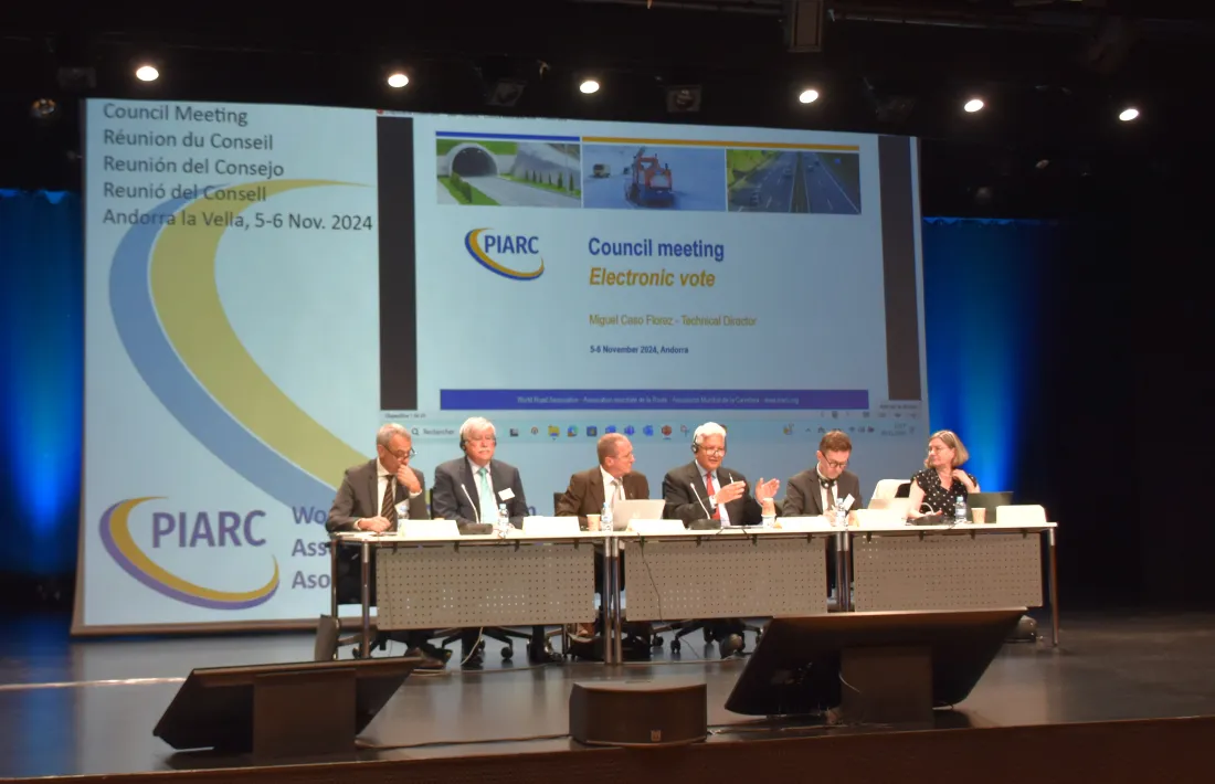 La reunió del Consell de l’Associació Mundial de la Carretera.