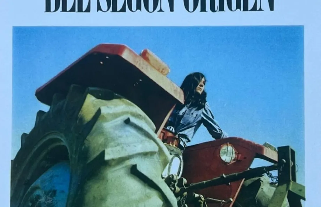 Portada clàssica de El Cangur, amb l’Alba dalt del tractor.