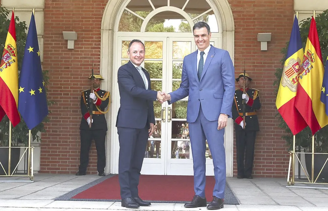 Espot i Sánchez, en la trobada del 2022.