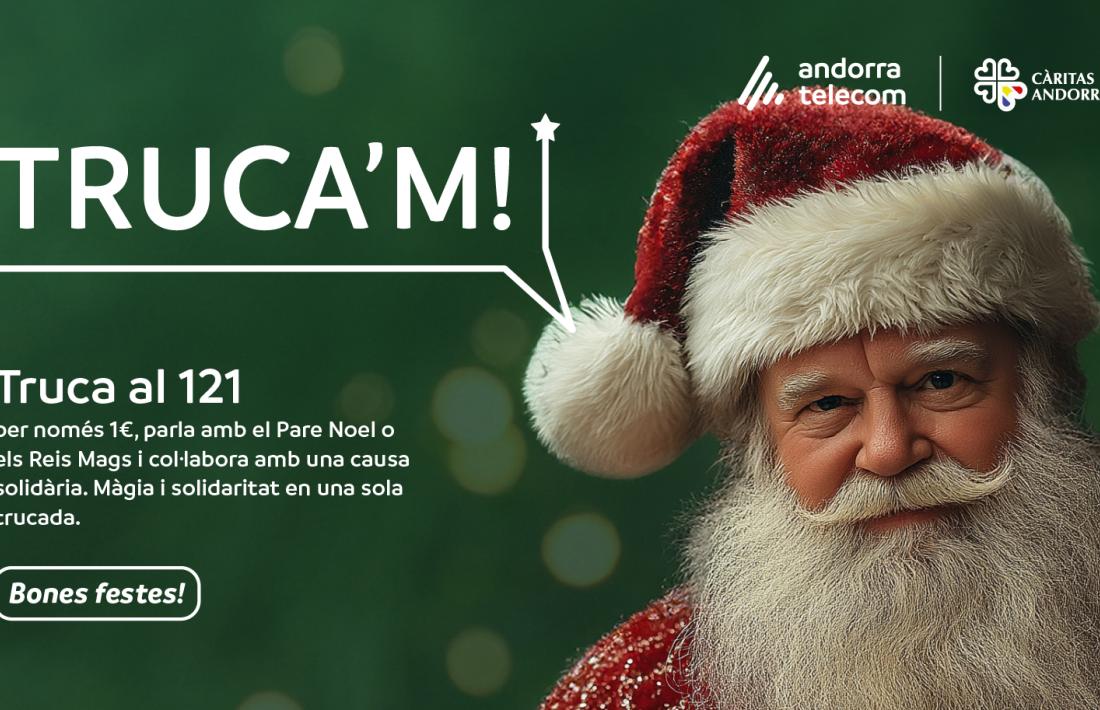 Anunci per trucar al Pare Noel