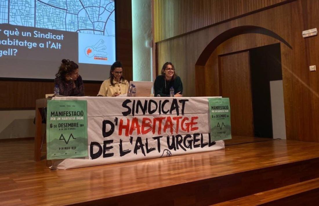 El Sindicat Habitatge Alt Urgell és una de les principals entitats convocants. 