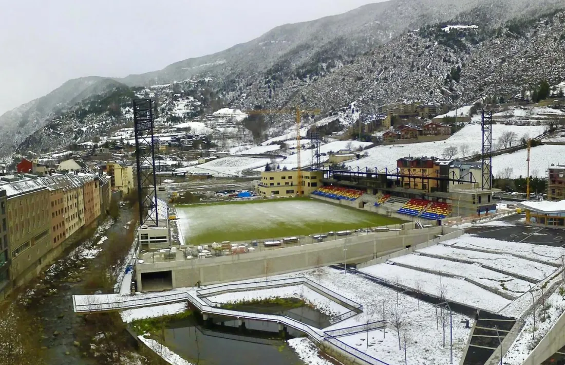 El nou estadi de la FAF a Encamp es convertirà en el millor equipament que tindrà el futbol del país.