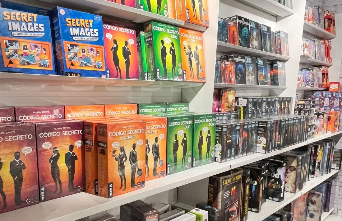 Alguns jocs de taula.